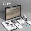 Deli A4 TPU Zipper File Bag