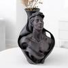 3D-печатная ваза-бюст человека, Художественная скульптура-кашпо для суккулентов, Матовый ПЛА Настольный декор, Креативный подарок для любителей искусства Новоселье