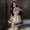 Two-dimensional Anime Cos Uniform Japanese Sweet and Cute Plus Size Maid Dress Lolita Clothes 557