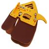 Archery Finger Tab Archery Finger Guard Fingers Protector for Outdoor Shooting Recurve Bow Integrated Design Gold Brown