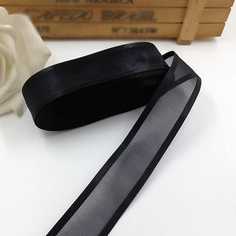 Candy Color Gauze Ribbon Satin Organza Ribbon for Wedding Party Decoration Handmade Ribbon Gift Packaging