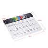 10  * 12    24.5 * 30cm Acrylic Dry Erase Clapboard Clap Stick Clapper Board Slate for Film Movie Cut Action Scene