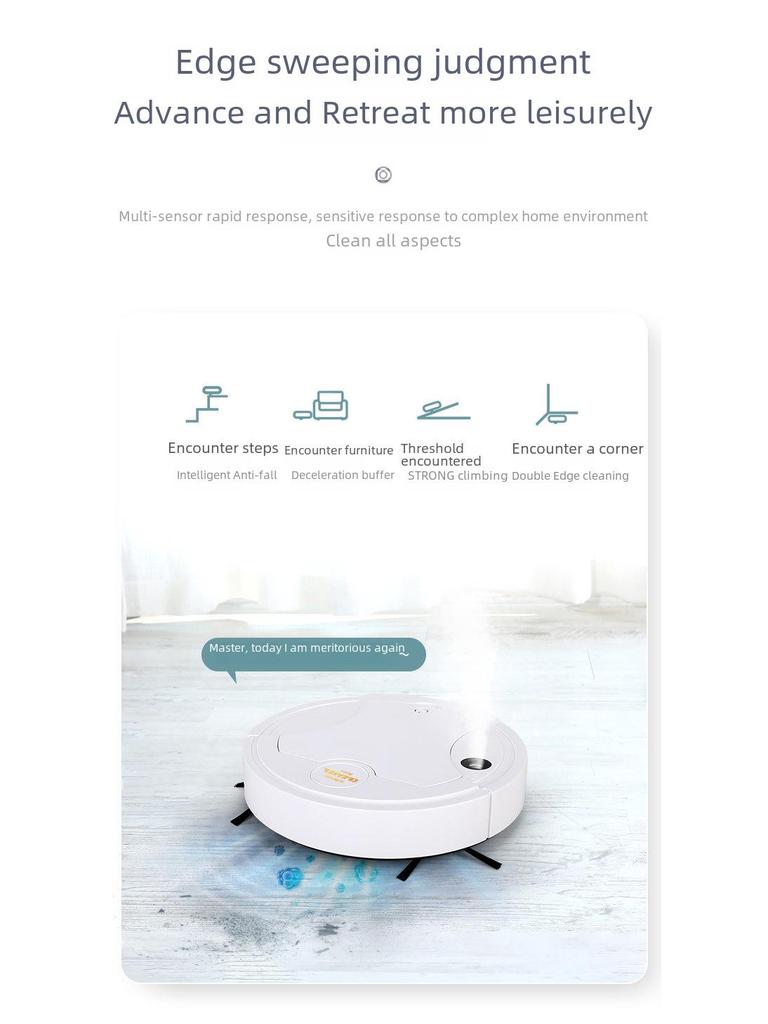 Полностью автоматический пылесос и увлажнитель воздуха: Робот для уборки дома