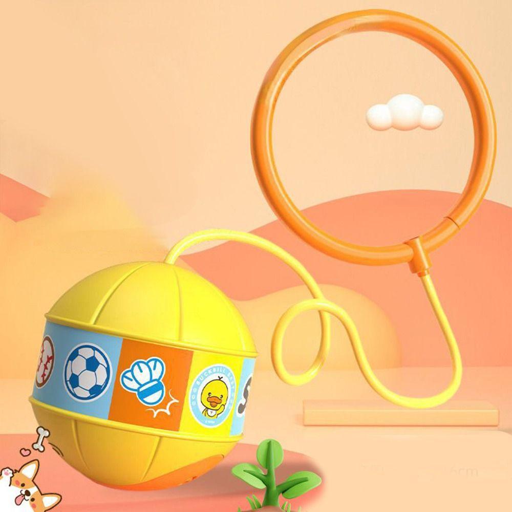 На веревочке Светящийся мяч для прыжков на ногах Скакалки Спортивные скакалки Мяч для прыжков Игры для детей и родителей