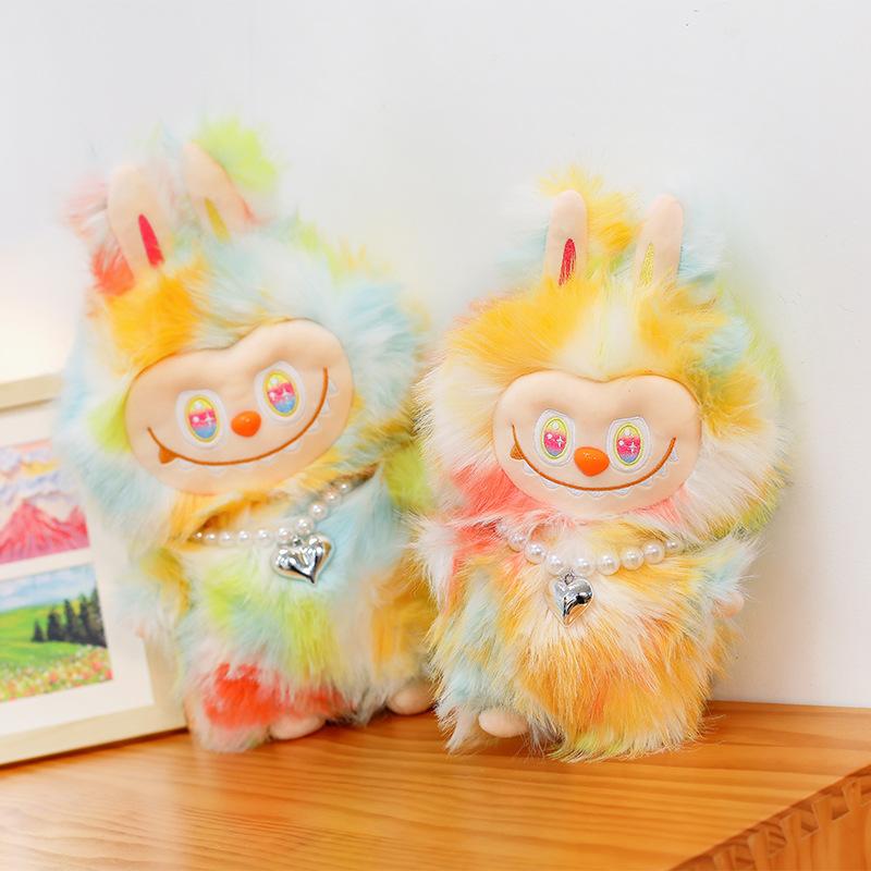 Радужный Архангел Лабубу плюшевая игрушка жареная любовь лабубу кукла подушка для обнимания