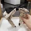 Корейский стиль, двойной слой, повязка на голову с бантом, 2025: Модный Широкополый Аксессуар для Волос для Женщин