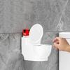 Creative Ashtray Toilet Shaped With Lid Bathroom Wall Mounted Detachable Ashtray Anti Drop Thick Desktop Ashtray Storage Box