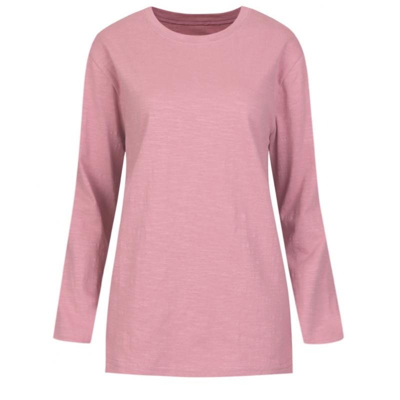 Shop Men Slub Round Long Sleeve Inner T shirT whiTe Dai Wsh 1009
