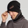 (Projector)Men Women Outdoor Warm Winter Knitted  Hat And Scarf Set Stylish Knit  Cap