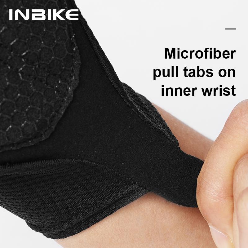 INBIKE New Men's Summer Cycling Gloves Half Finger MTB Gloves Mountain Bike Breathable Gym Sports Gloves Cycling Accessories
