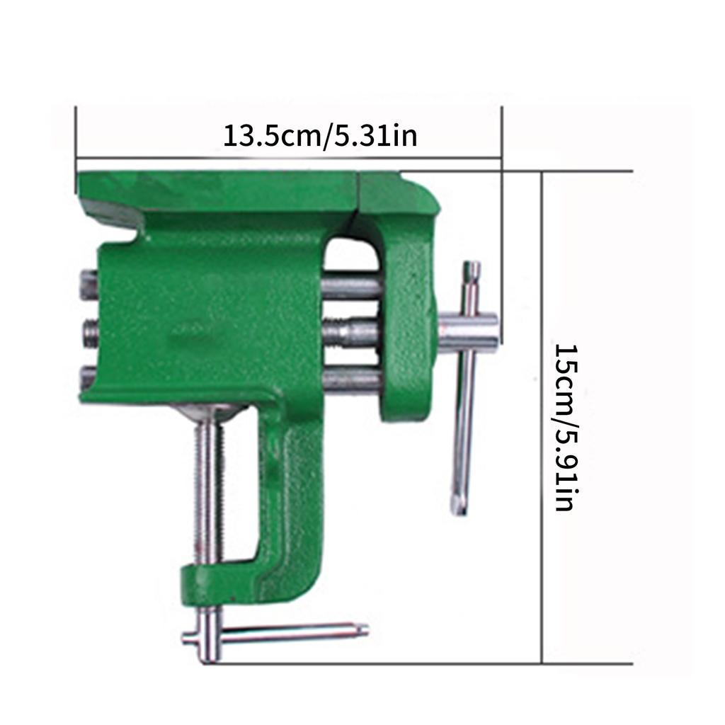 Настольные тиски 2 в 1 для верстака, многофункциональные портативные поворотные на 360 градусов базовый зажим на тисках/настольные тиски для деревообработки