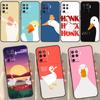 Cartoon Funny Goose Case For OPPO A15 A74 A54 A94 A52 A72 A31 A53 A53S A5 A9 2020 A3S A5S A83 A91 A93 Cover