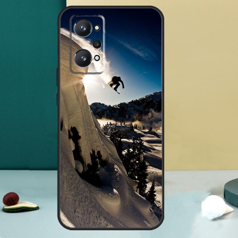 Крутые спортивные чехлы для сноубординга для Realme 13 12 10 11 14 Pro Plus GT 6 5 6T GT7 Pro C55 C53 C51 C21Y C25S C75 C67 C61