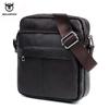 Brand Design Men Bag Genuine Leather Fashion Men Small Flap Shoulder Crossbody Bags Casual Man Messenger Bag