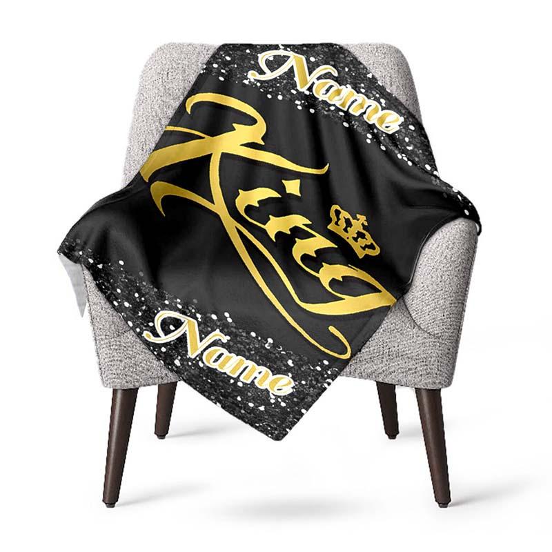 King Customize Your Name Blanket Warm Comfortable And Soft Blankets Are Suitable For Home Chairs Office Sofas Sofas Office Camping And Gifts For