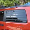 Black Rear Window Sticker Decal  Flag Trim for 07-12 Dodge Nitro Accessories
