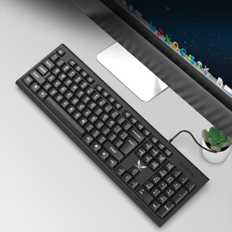 104 клавиши игровая клавиатура USB проводная клавиатура мембранная клавиатура эргономичная клавиатура для ПК Windows Mac OS