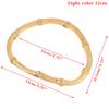 Vintage Bamboo Bag Wooden Handles Replacement Diy Accessories For Women Handbags