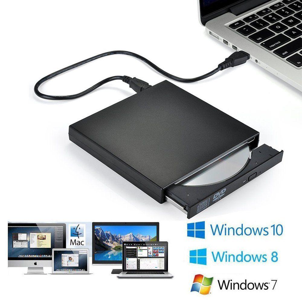 USB внешний CD DVD комбинированный привод CD-RW записывающее устройство для ноутбука, настольного компьютера
