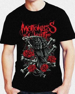 Футболка Motionless In White Infamous Crow с коротким рукавом для мужчин, забавная, классная, модные футболки