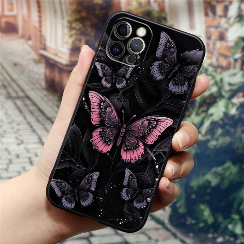 Чехол для телефона «Бабочка Любовь Красивый» для Apple iPhone 16 15 14 13 12 11 Pro Max XR XS Max 7 8 Plus SE2 Задняя крышка Силиконовые чехлы