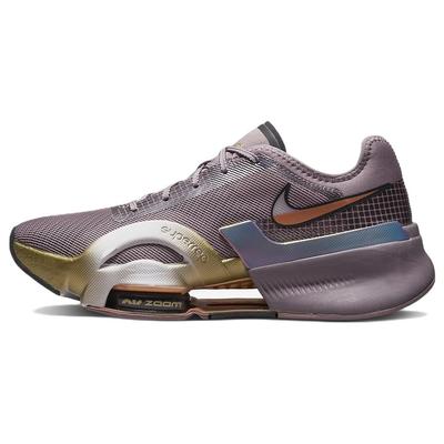 Air Zoom SuperRep 3 Premium Purple Smoke Metallic Copper Женские кроссовки Темно-Дымчато-Серый Металлик-Золото DO9382-500