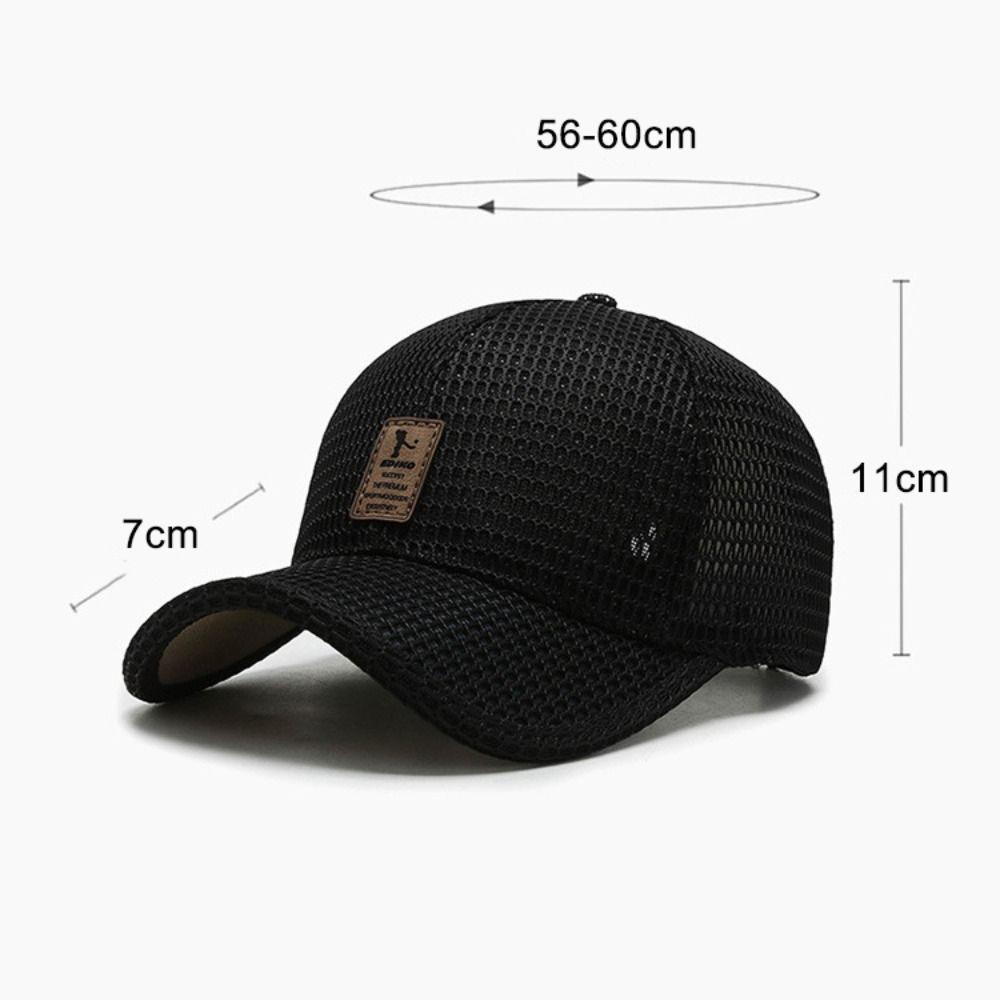 Full Mesh Sun Protection Caps Adjustable Breathable Outdoor Sports Hats Quick Dry Golf Running Fishing Hat for Men Women Unisex