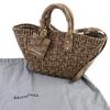 Excellent BALENCIAGA Shoulder Bag Bistro Basket XS 2WAY handbag Brown 671342 Used