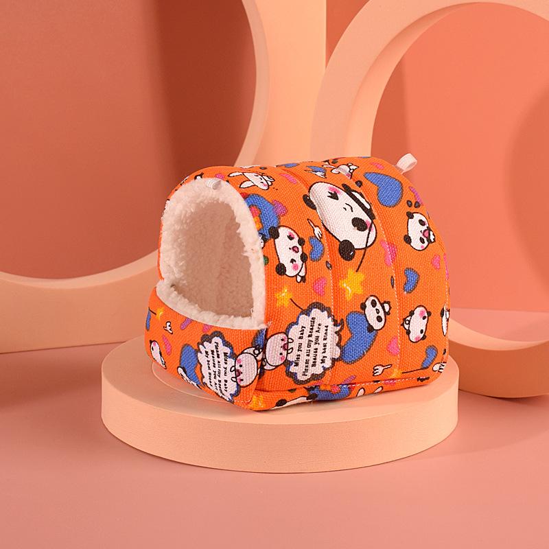 Теплое хлопковое гнездо для медовой летяги, хомяка, медовой летяги, золотого медвежьего гнезда, удобное мягкое хлопковое гнездо для питомца