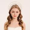 Обруч для волос Crystal Goddess Halo Солнце Барокко Жемчужина Обруч для волос Крестная мать Тиара Корона Лолита Аксессуар