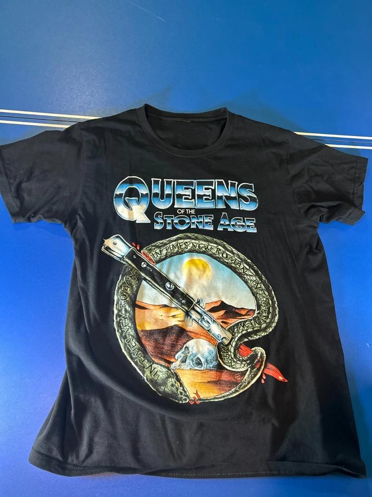 Queens of the Stone Age In Times New Roman T Shirt Full Size S5XL Unisex T-Shirt