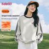 Baleno Women's Relaxed Fit Letter Print Fleece Sweatshirt