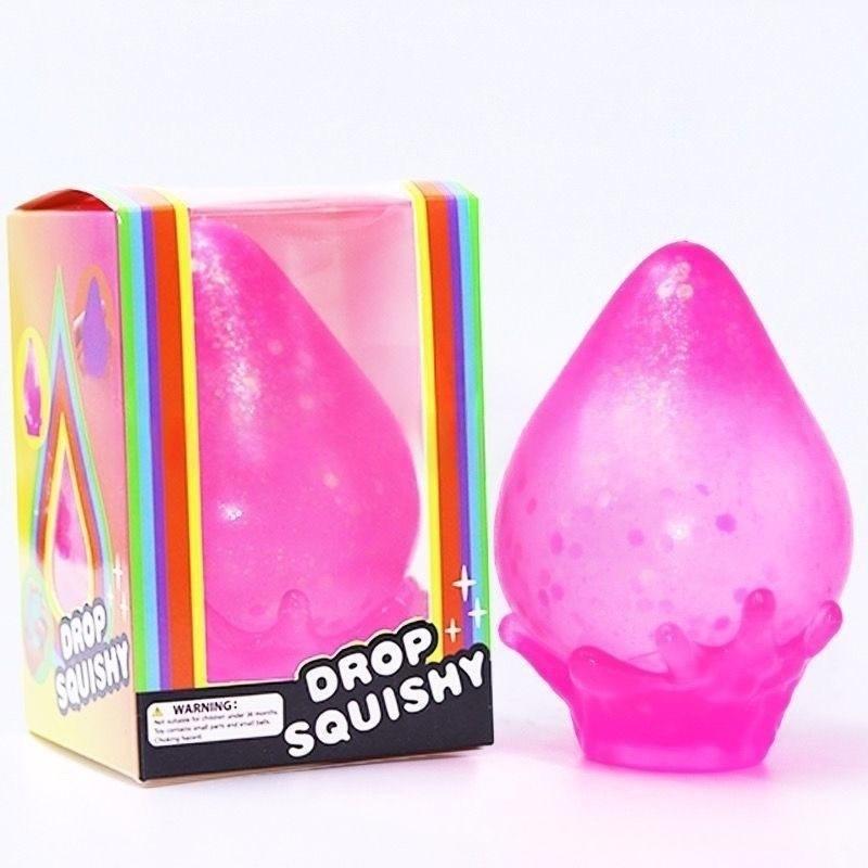 Water Drop Maltose Squishy Sensory Toy, Dreamy Stress Relief Squeeze Toy