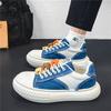 39-44Heightening Летние синие кроссовки для мужчин Повседневная обувь Luxus Shoes Boy Platform Designer Shoes Tênis Masculino Бесплатная доставка