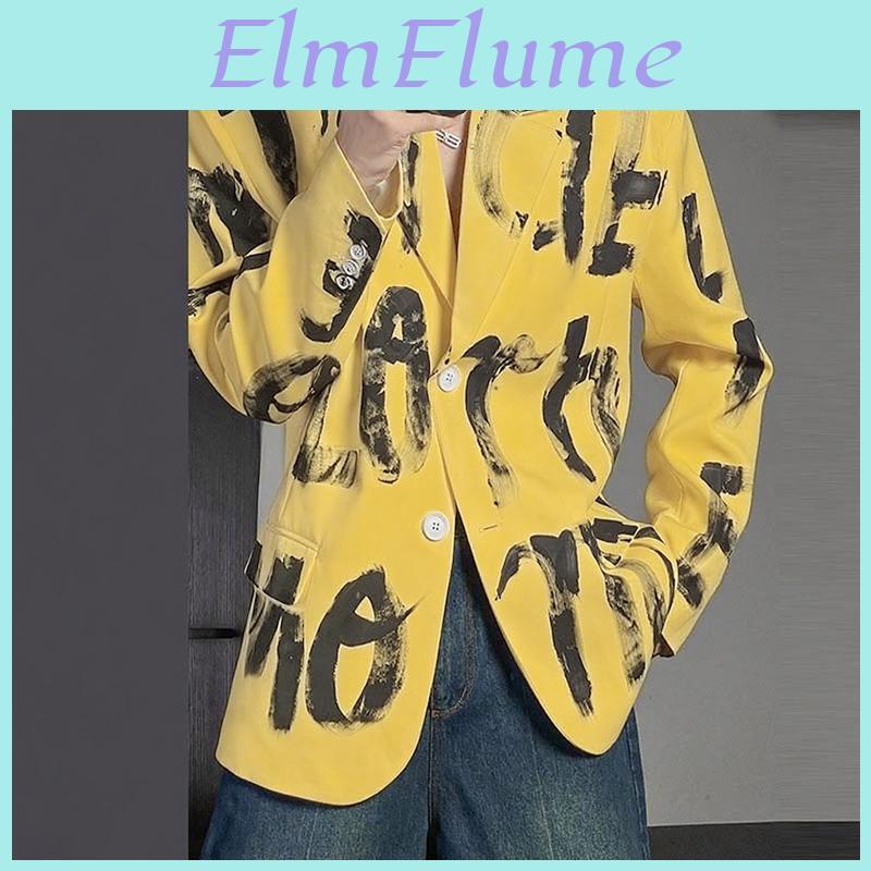 Incerun Men Neck Oversized Lapel Long Sleeve Print Casual Loose Thin Blazer Coats