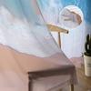 Океанский пляж, летние каникулы, тюлевые оконные шторы для спальни, роскошный домашний декор, шторы в гостиной, шифоновые панели