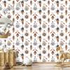 Boho Wallpaper White, Light Gray, Cream, and Beige for Living Room and Bedroom 50x1000