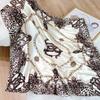 90*90cm Square Silk Scarves Women Foulard Head Office Ladies Shawl Wrap Muffler Pareo Bandanna Female Chiffon Hijab Poncho Beach