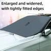 Car Windshield Snow Cover 1PC Magnetic Front Windscreen Cover Automobile Sunshade Sun Shade Waterproof Car Cover