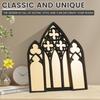 Готические зеркала Настенное декоративное зеркало Готическое арочное настенное зеркало Винтажное зеркало с рамой в виде арки собора для Хэллоуина Рождества дома