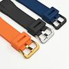 Высокопрочный силиконовый ремешок для серии Casio PROTREK PRG-650Y/600 PRW-6600 GA-2000 Мужской спортивный водонепроницаемый ремешок для часов 24 мм