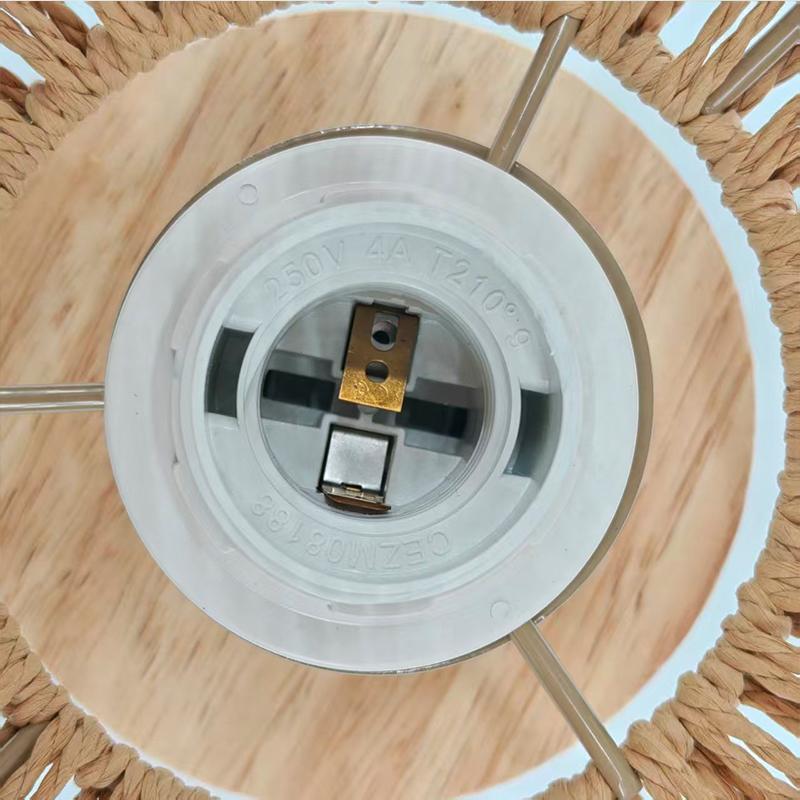 Натуральная бамбуковая потолочная люстра, подвесной светильник, плетеное вручную ротанговое изделие, декор для дома, гостиной, потолочный подвесной светильник