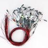 5pcs 3V Miniature Street Lamp Model Stainless Steel Model Making Led Light Table Scene Layout Kits