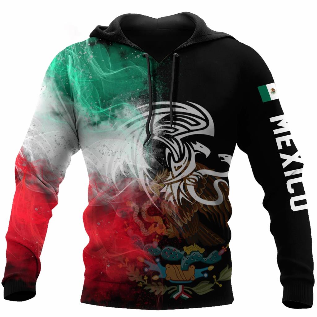 Толстовки с капюшоном с принтом флага Мексики 3D Камуфляжные толстовки для мужчин и женщин с капюшоном большого размера Модные детские пуловеры Толстовки Спортивные костюмы
