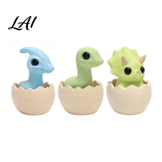 Office Fidget Toy Dinosaur Egg Clicker Toy 3D Printed Dino Eggshell Finger Clicker Portable Pocket Size Push Button for Anxiety Stress Relief