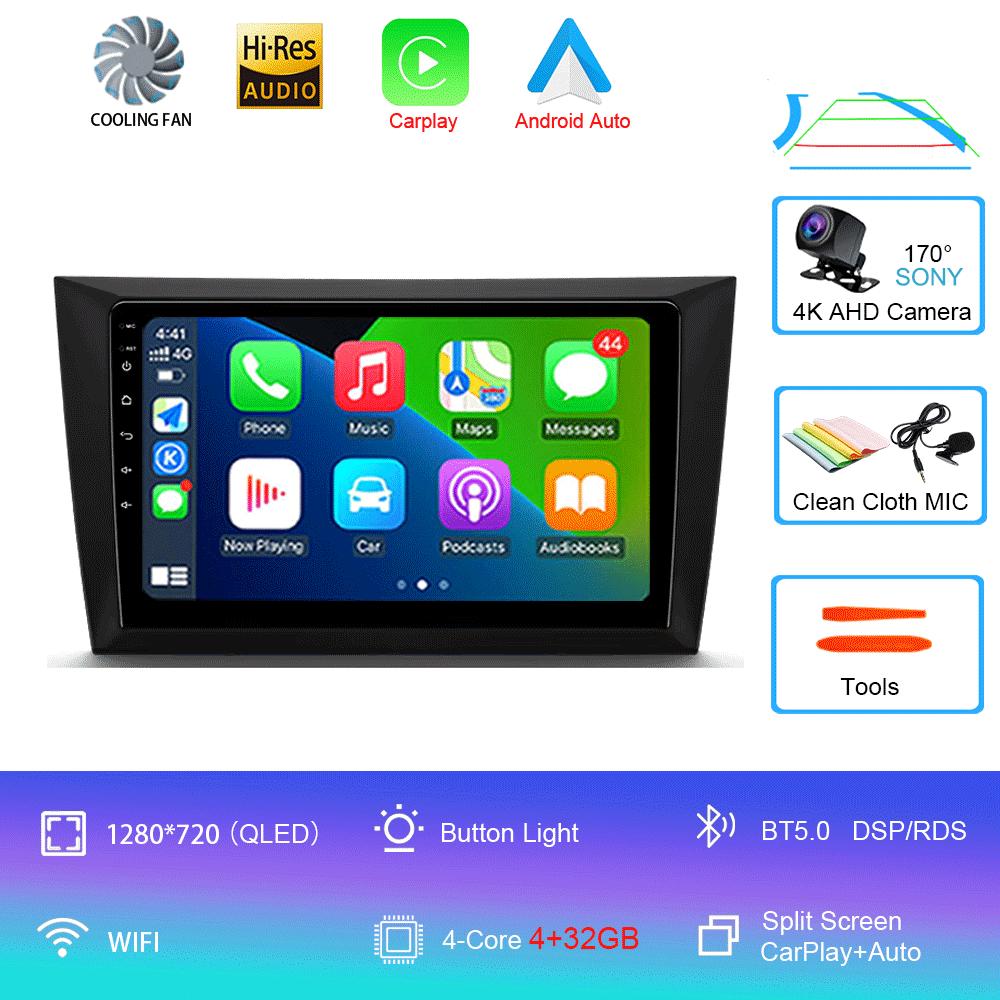 Для Volkswagen VW Golf 6 2008 - 2016 Автомобильное радио Android 14 Carplay Auto 4G+WIFI Мультимедийный видеоплеер GPS-навигация DSP Stereo