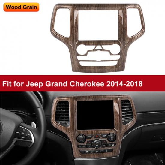 Dashboard Center Radio Navigation Panel Cover For Jeep Grand Cherokee 2014-