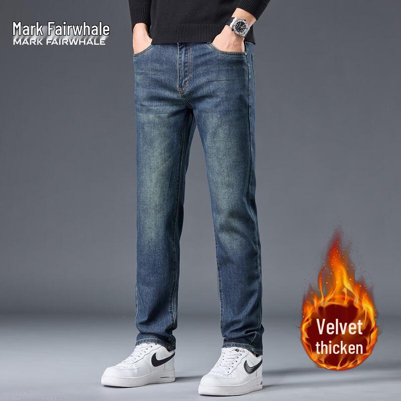 Мужские джинсы Mark Fairwhale из выстиранного денима прямого кроя