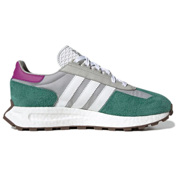 adidas Retropy E5 Grey Collegiate Green Кроссовки унисекс Серо-Три Кислотно-Оранжевый Серо-Два H03076