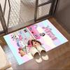 Custom Name Personalized Gabby's Dollhouse Print Carpet, Versatile Home Decor Rug, for Playroom, Apartment, Balcony, Entryway, Hallway Gift